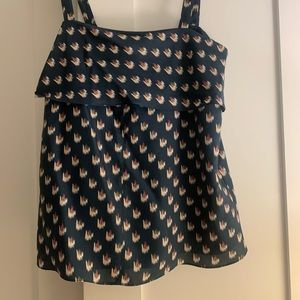 Theory Tie Back Silk Tank